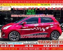 62746 Tem xe i10 Hatchback Tem dán sườn xe i10 Tem xe i10 sedanTem xe i10 đẹpDán tem xe Grand i10Mẫu dán xe i10Tem độ xe Grand i10Tem xe Grand i10 sedan Độ xe Spark 2020 decaltrangtrixe  0776944667 tem kia morning